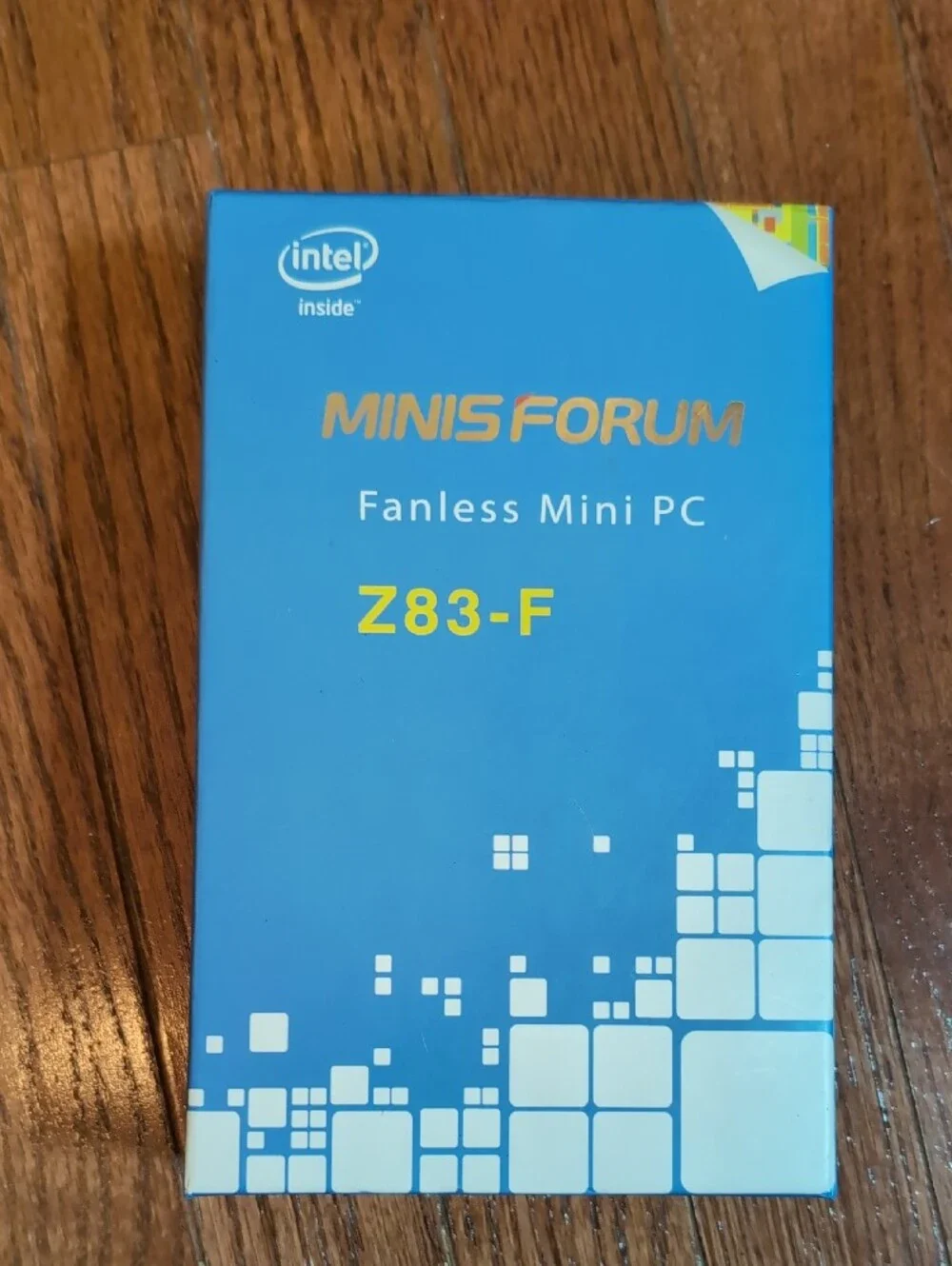 Minis Forum Fanless Mini PC Model #Z83-F with Box Manual + Power Adapter